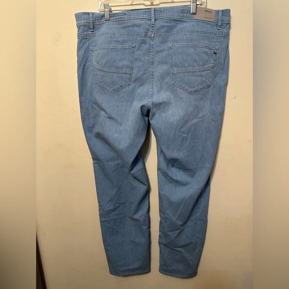 BRAX Ultralight Cadiz‎ Jeans Size 40x34 Blue Straight Lightest Denim Stretch - Picture 6 of 6